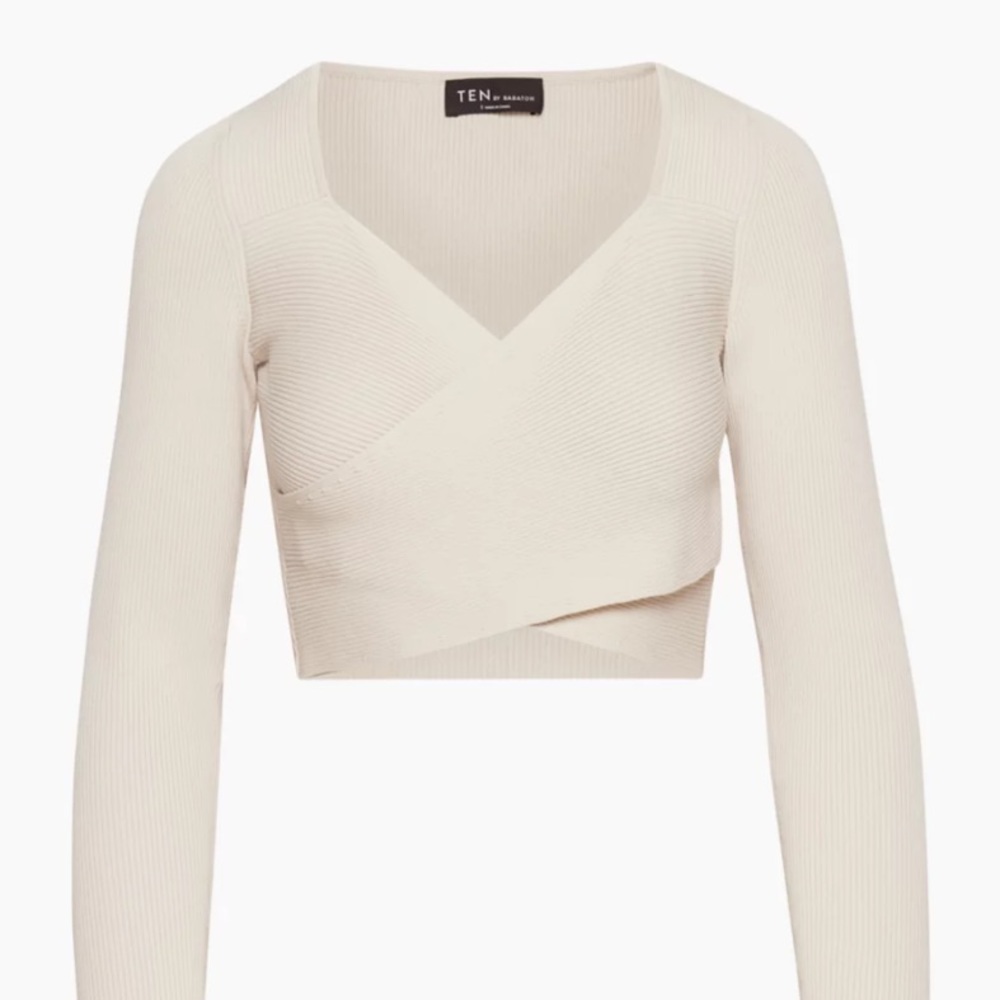 BNWT ARITZIA | Ten by Babaton Sculpt Knit Greek Longsleeve